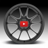 Motegi Racing MR152 SS5 Satin Black Custom Wheels 4